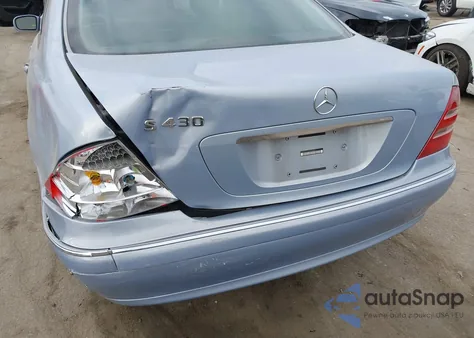 2000 Mercedes-Benz S 430 из США, поврежденный, VIN WDBNG70J2YA063852